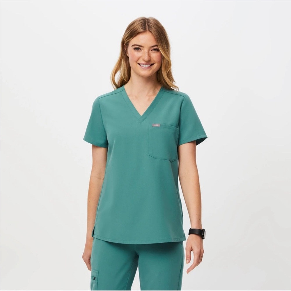 Figs Catarina Scrub Top Cactus Small